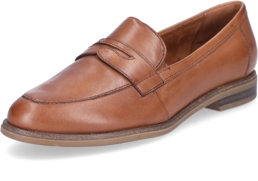 Tamaris Instappers blokhak lage schoen business schoen met klassieke decoratieve band - Foto 3