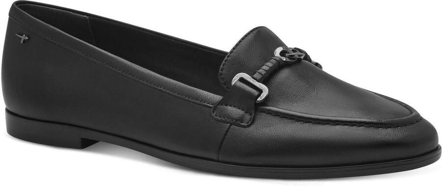 Tamaris Instappers blokhak instapschoen zakelijke schoen met mooie decoratieve gesp