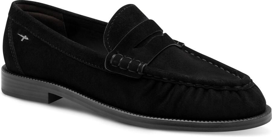 Tamaris leren damesslippers 1-24251-47-001 damesschoenen zwart - Foto 2