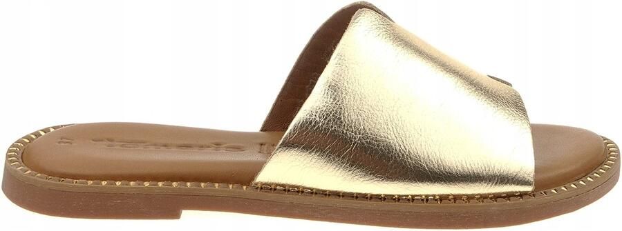 Tamaris Dames Klompjes 27135 Goud Leer