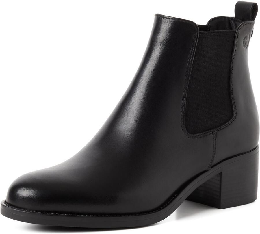 Tamaris Chelsea-boots Blokhak enkellaarsjes instapschoenen in smalle vorm - Foto 2