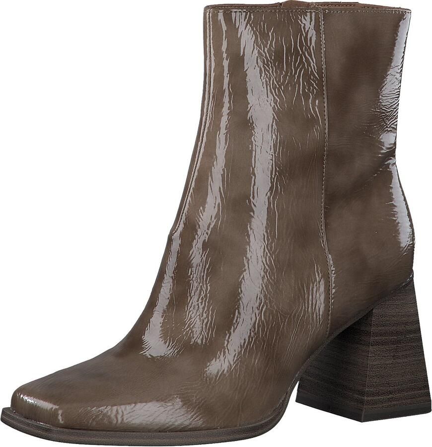 Tamaris Trendy vegan enkellaars met dierenprint Bruin Dames - Foto 3