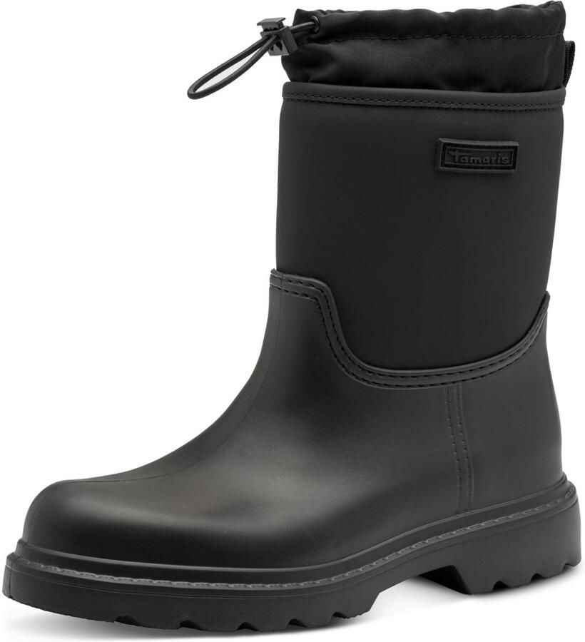 Tamaris Veterlaarsjes blokhak veterschoenen zakelijke schoen met subtiele siernaden - Foto 4