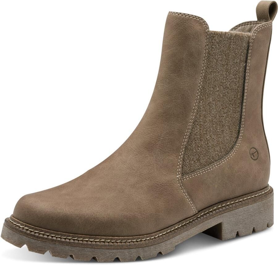 Tamaris Chelsea-boots business schoen instapschoen enkellaarsjes met stretchinzetten
