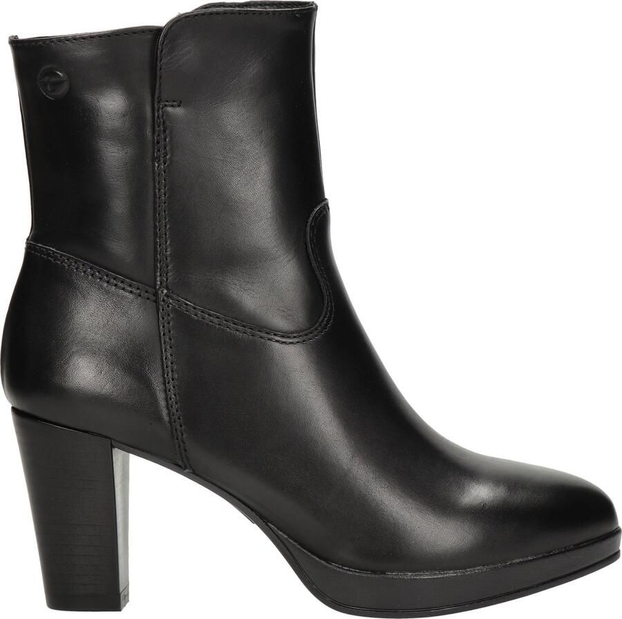 Tamaris Elegante Leren Enkellaars voor Dames Black Dames