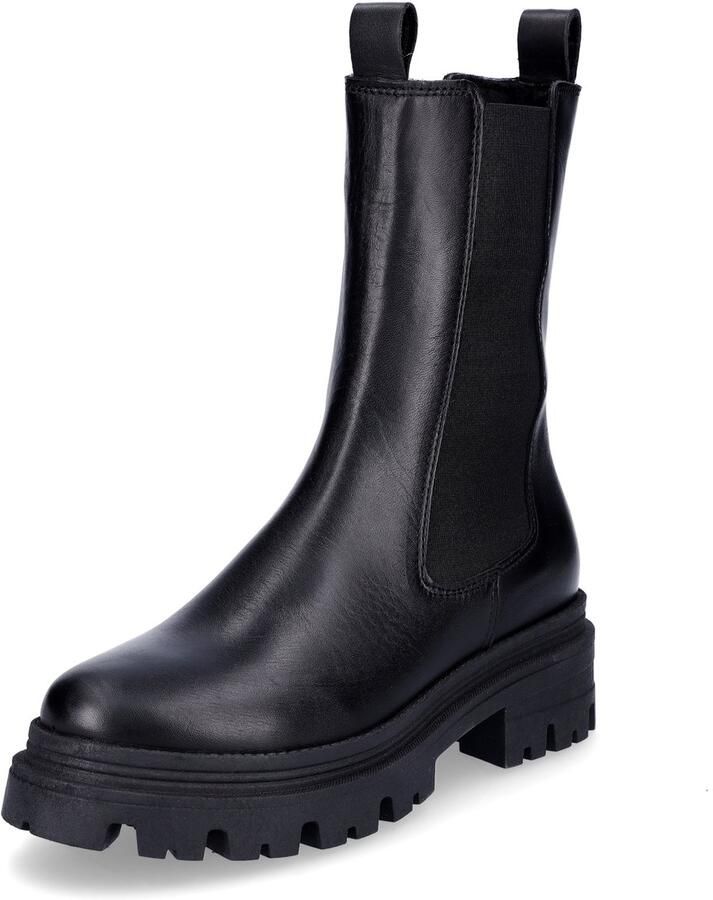Tamaris Chelsea-boots blokhak instaplaarzen korte laarzen stretchinzetten aan beide zijden - Foto 17