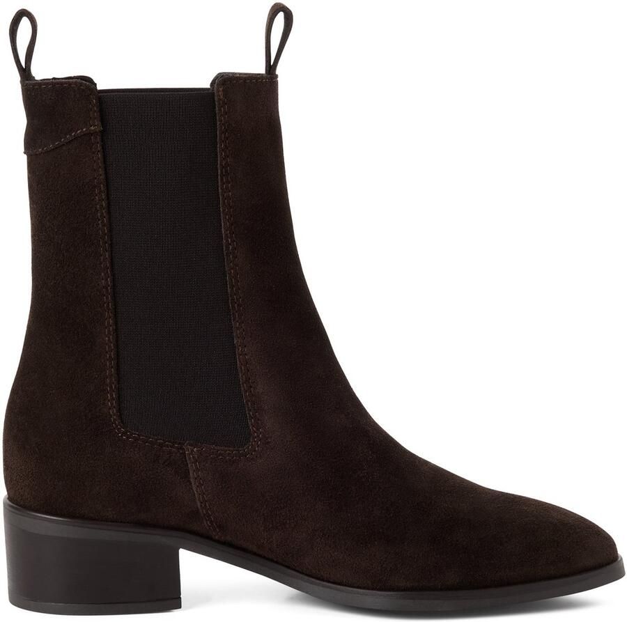 Tamaris chelsea boots van echt rundleer