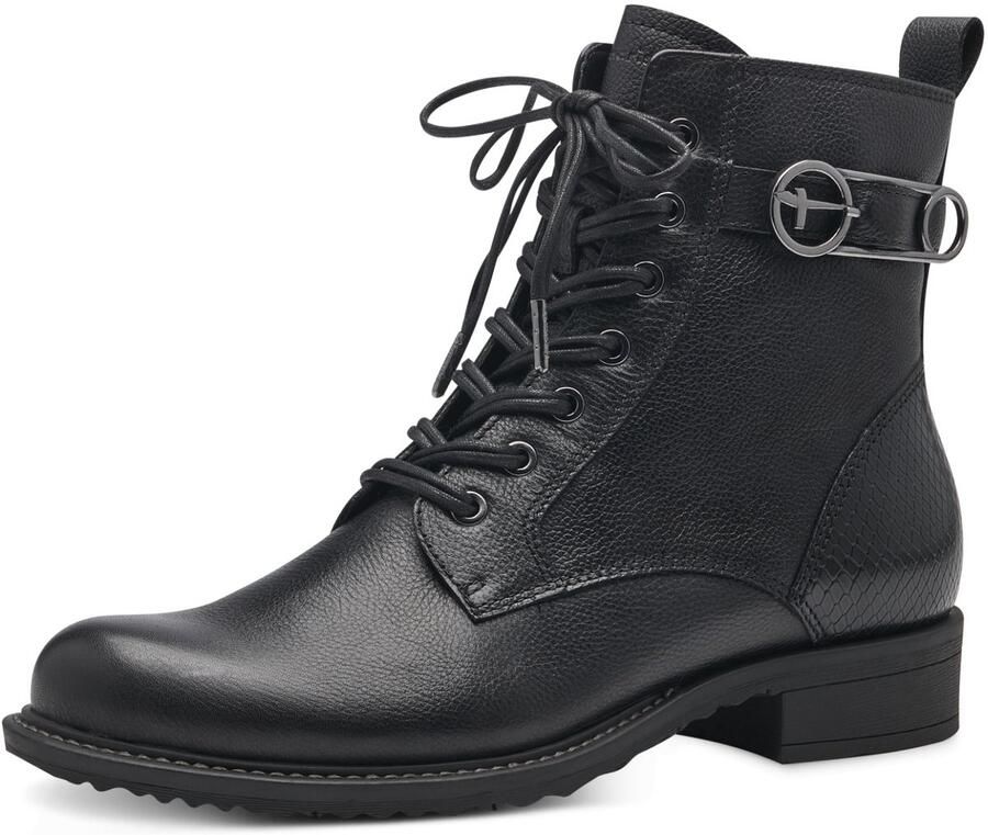 Tamaris Stijlvolle Bruine Leren Veterboot voor Dames Bruin - Foto 2
