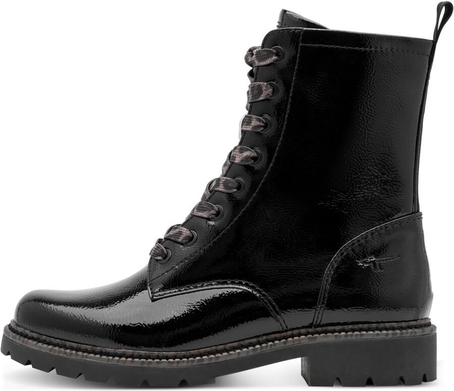 Tamaris dames enkellaarsjes 1-25231-47-018 dameslaarzen Lace Boot zwart