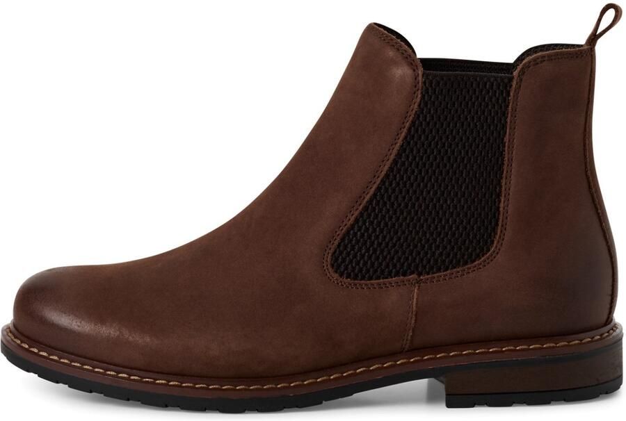 Tamaris Chelsea-boots hakken enkellaars zakelijke schoen instaplaarzen aantrek-lus