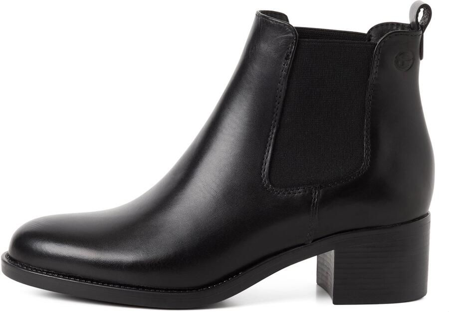 Tamaris Chelsea-boots Blokhak enkellaarsjes instapschoenen in smalle vorm - Foto 3