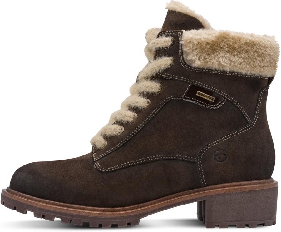Tamaris Veterlaarsjes cappuccino donkerbruin