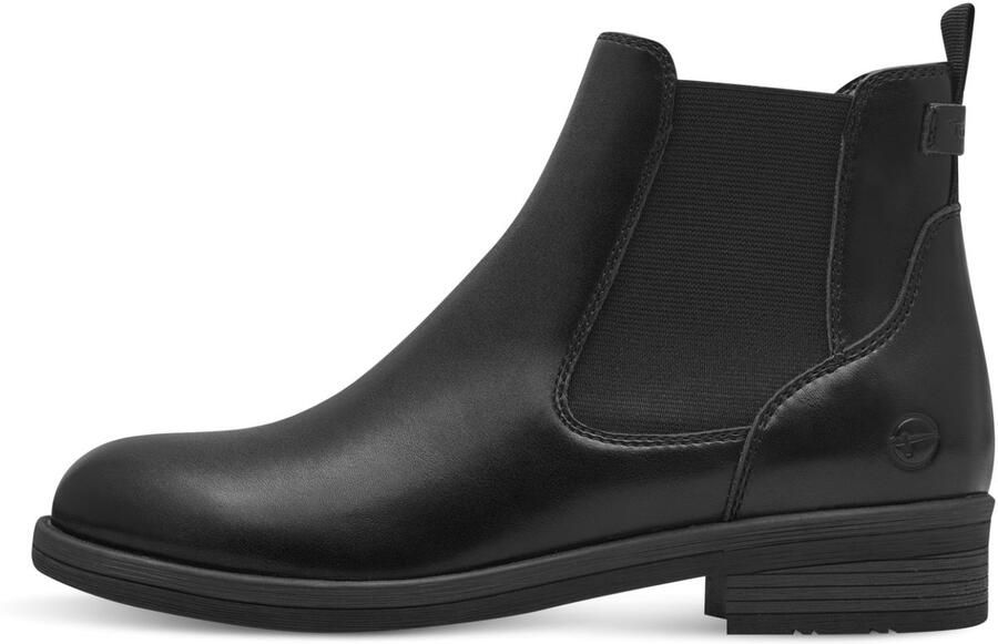 Tamaris Chelsea-boots blokhak laarsjes business schoen instapschoen aantrekband - Foto 3