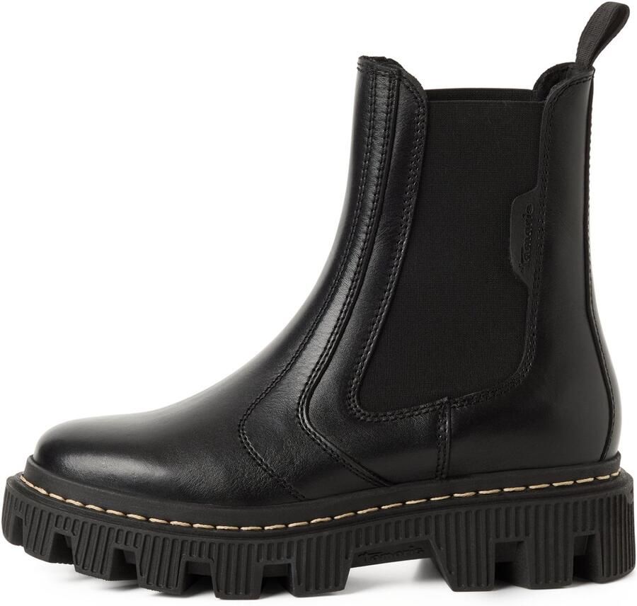 Tamaris dames leren Chelsea-laars 1-25488-47-001 enkellaarsjes voor dames zwart - Foto 2