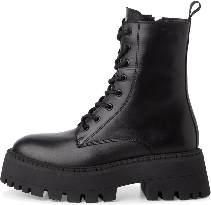 Tamaris Veterlaarsjes blokhak plateau veterboots met touch it-uitrusting - Foto 2