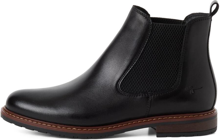 Tamaris Chelsea-boots blokhak businessschoen comfortabele schoen klassieke look smalle vorm