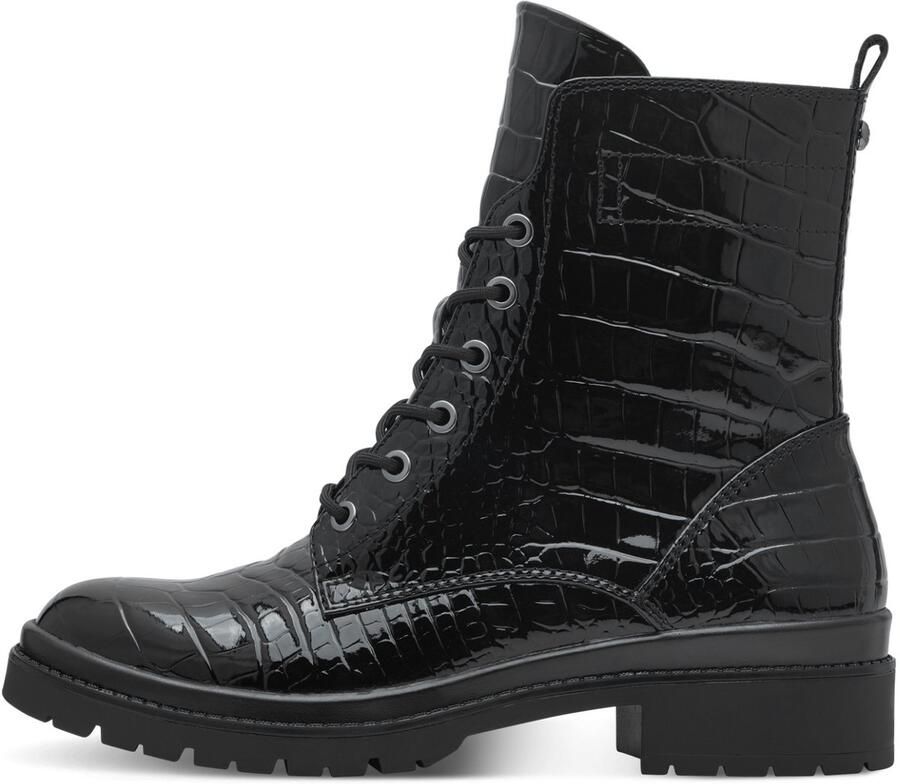 Tamaris Core Dames Laarzen BLACK CROCO