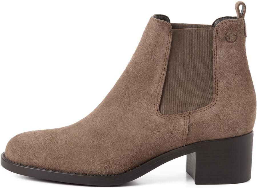 Tamaris Chelsea-boots blokhak laarsje zakelijke schoen in smalle vorm