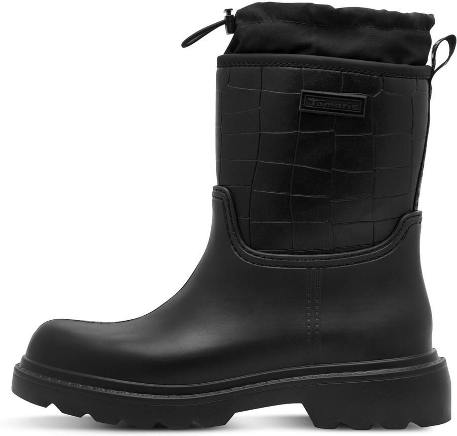 Tamaris Veterlaarsjes blokhak veterschoenen zakelijke schoen met subtiele siernaden - Foto 3