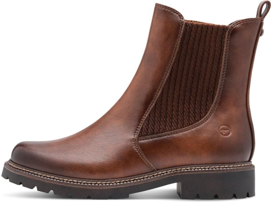 Tamaris Chelsea-boots business schoen instapschoen enkellaarsjes met stretchinzetten