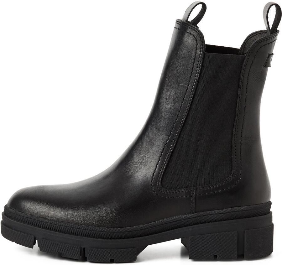Tamaris Chelsea-boots blokhak instap laarzen enkellaars met twee aantrekloopjes - Foto 8