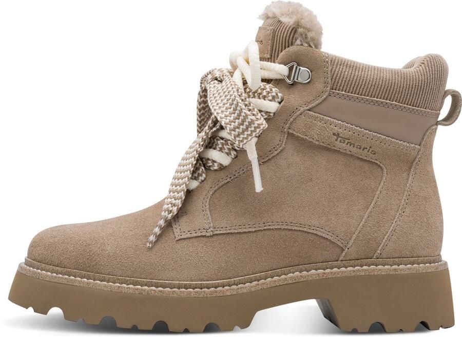 Tamaris Veterlaarsjes taupe