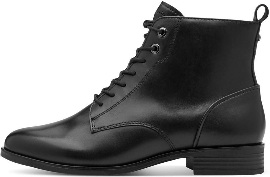 Tamaris Veterlaarsjes blokhak veterboots zakelijke schoen met touch it-uitvoering