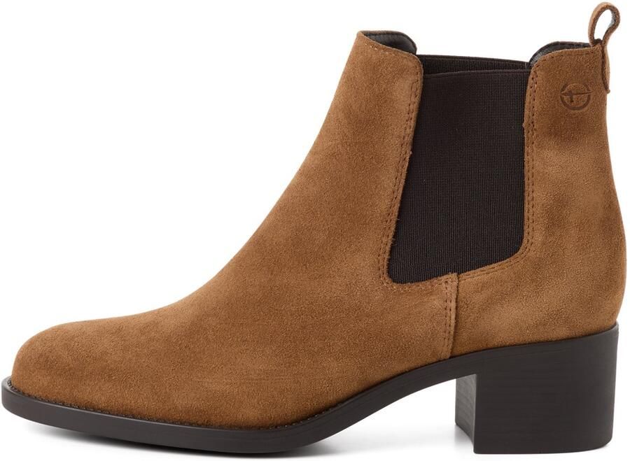 Tamaris Chelsea-boots blokhak laarsje zakelijke schoen in smalle vorm - Foto 1