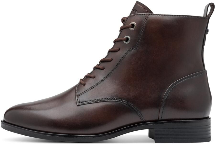 Tamaris Veterlaarsjes blokhak veterboots zakelijke schoen met touch it-uitvoering