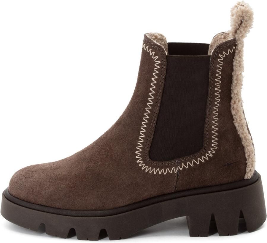 Tamaris Chelsea boots chocoladebruin