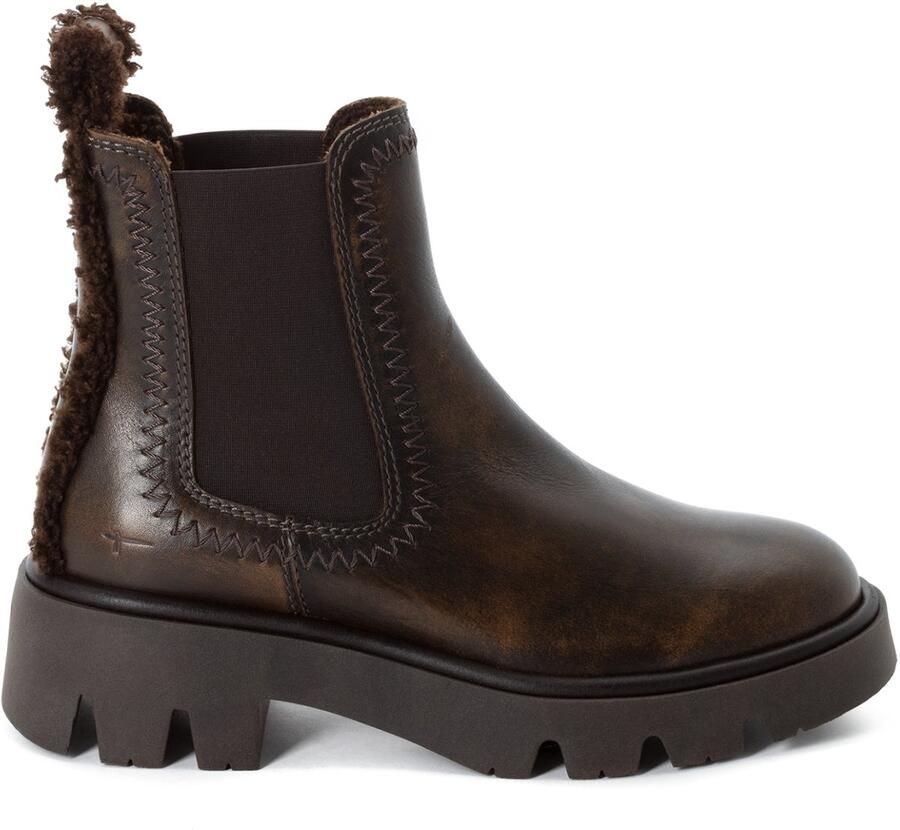 Tamaris Chelsea boots donkerbruin