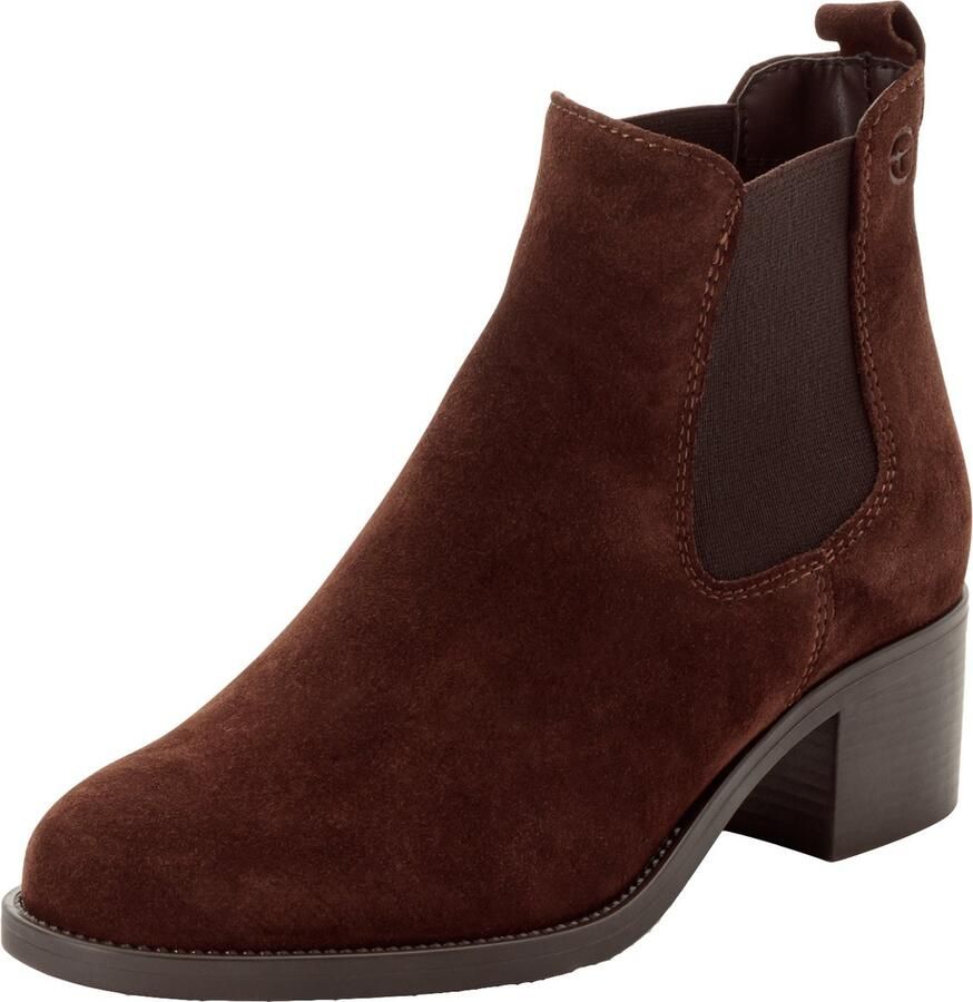 Tamaris dames leren Chelsea laars 1-25026-41 347 enkellaars bruin - Foto 2