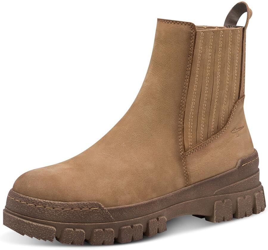 Tamaris dames leren Chelsea-laarsjes 1-25434-47-310 bruin