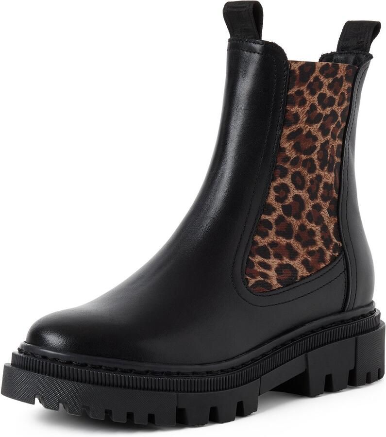 Tamaris dames leren Chelsea-laarsjes 1-25491-41-090 zwart - Foto 2
