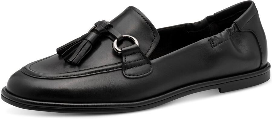 Tamaris dames leren instappers 1-24231-46-001 Damesschoenen Lage schoen Zwart