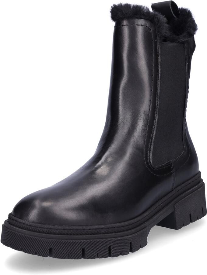 Tamaris dames leren laarzen chelsea laars enkellaars dames gevoerd M2640743