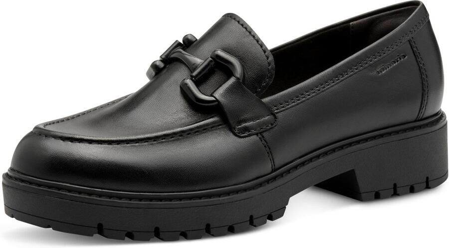 Tamaris damesslipschoen 1-24759-45 007 damessloaferschoenen M2475945 zwart - Foto 2