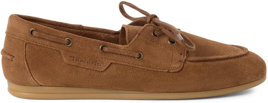 Tamaris dames leren mocassin 1-23602-44-305 instapschoen voor dames Bruin