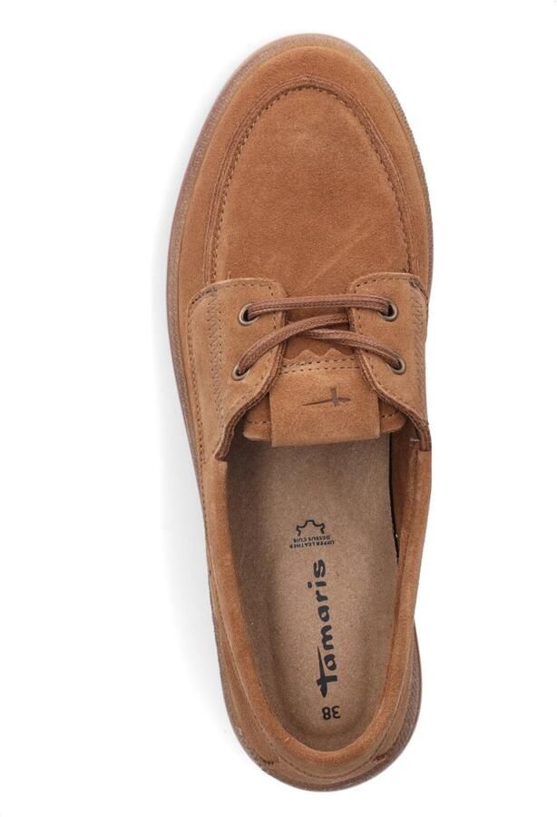 Tamaris dames leren mocassin 1-23615-46 305 instapschoen dames bruin