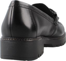 Tamaris dames leren slippers 1-24740-47-001 dames loafers zwart