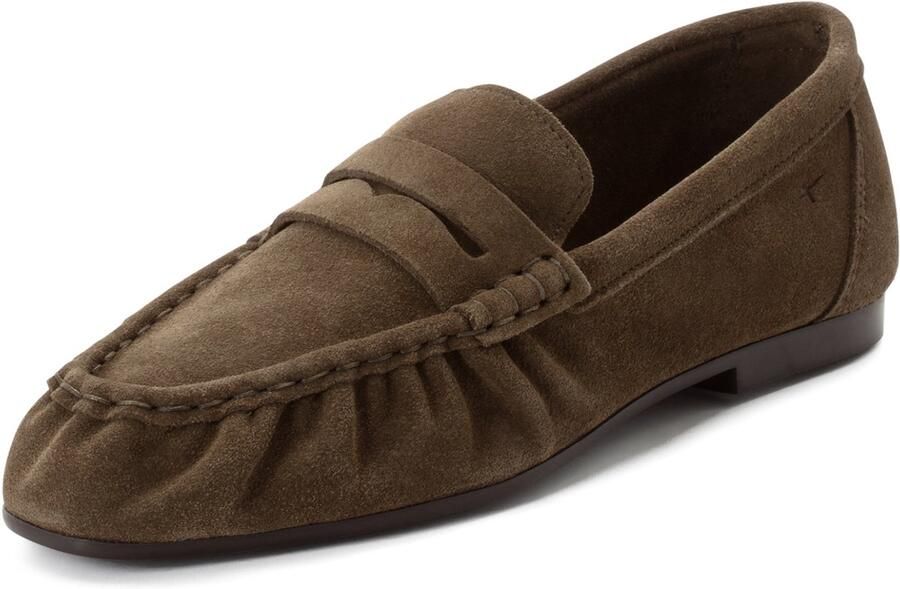 Tamaris damesleren mocassin 1-24205-46-722 damesschoenen instappers olijfgroen - Foto 2