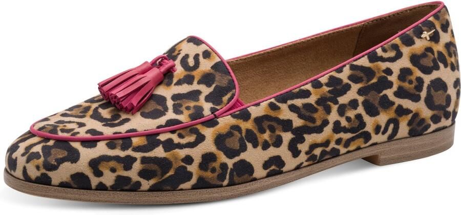 Tamaris 1-24221-44 329 dames leren slip-on mocassin dames lage schoen M2422144