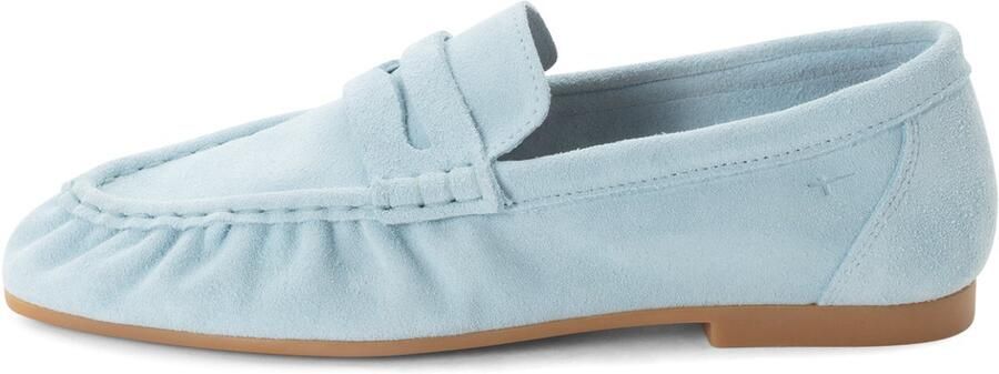 Tamaris damesleren mocassin 1-24205-46-880 damesschoenen instappers licht blauw