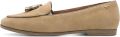 Tamaris 1-24221-44 445 dames leren slip-on mocassin dames lage schoen M2422144 - Beige