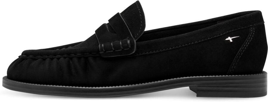 Tamaris leren damesslippers 1-24251-47-001 damesschoenen zwart - Foto 2