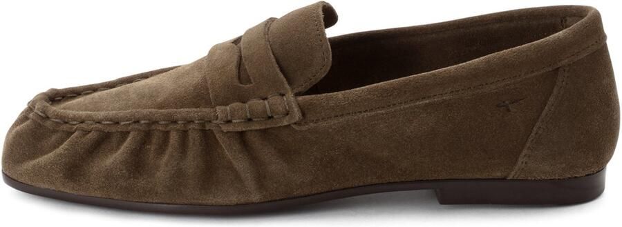 Tamaris damesleren mocassin 1-24205-46-722 damesschoenen instappers olijfgroen