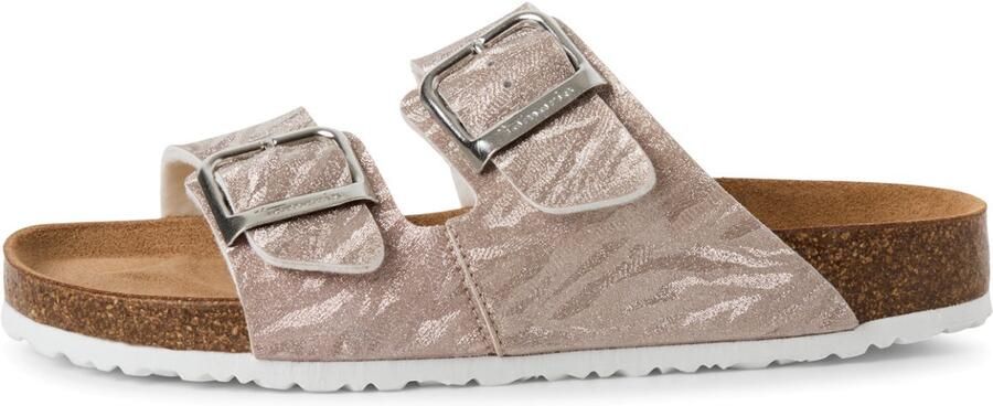 Tamaris Slippers zomerschoen slippers met gepolsterde binnenzool