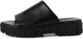 Tamaris Slippers plateau zomerschoen pantoffels in monochrome look - Goud