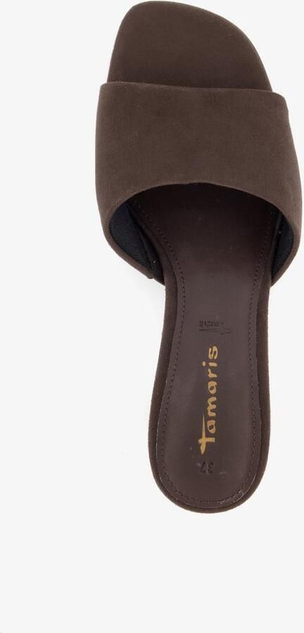 Tamaris dames muiltjes met hak bruin - Foto 2