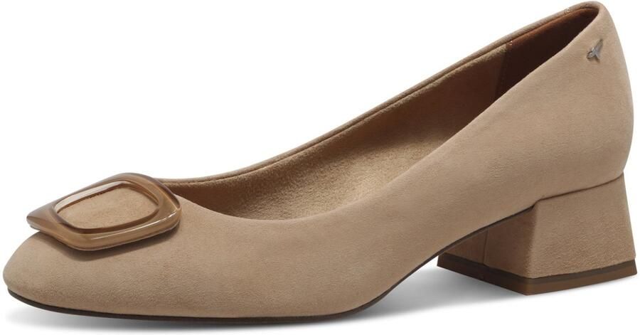 Tamaris Pumps blokhak business schoen instapschoen met mooie sieraandeel - Foto 2